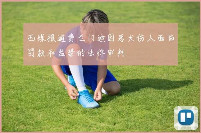 西媒报道费兰门迪因恶犬伤人面临罚款和监禁的法律审判